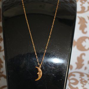 Vintage Beautiful Jools Necklace Crescent Moon New Old Stock 1980s- 1990